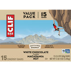 CLIF BAR Protein Energy Bars, White Chocolate Macadamia Nut, 15ct