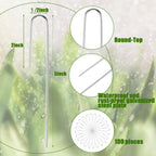 100Pcs Irrigation Drip Tubing Landscape Staples 5 Inch Garden Stakes