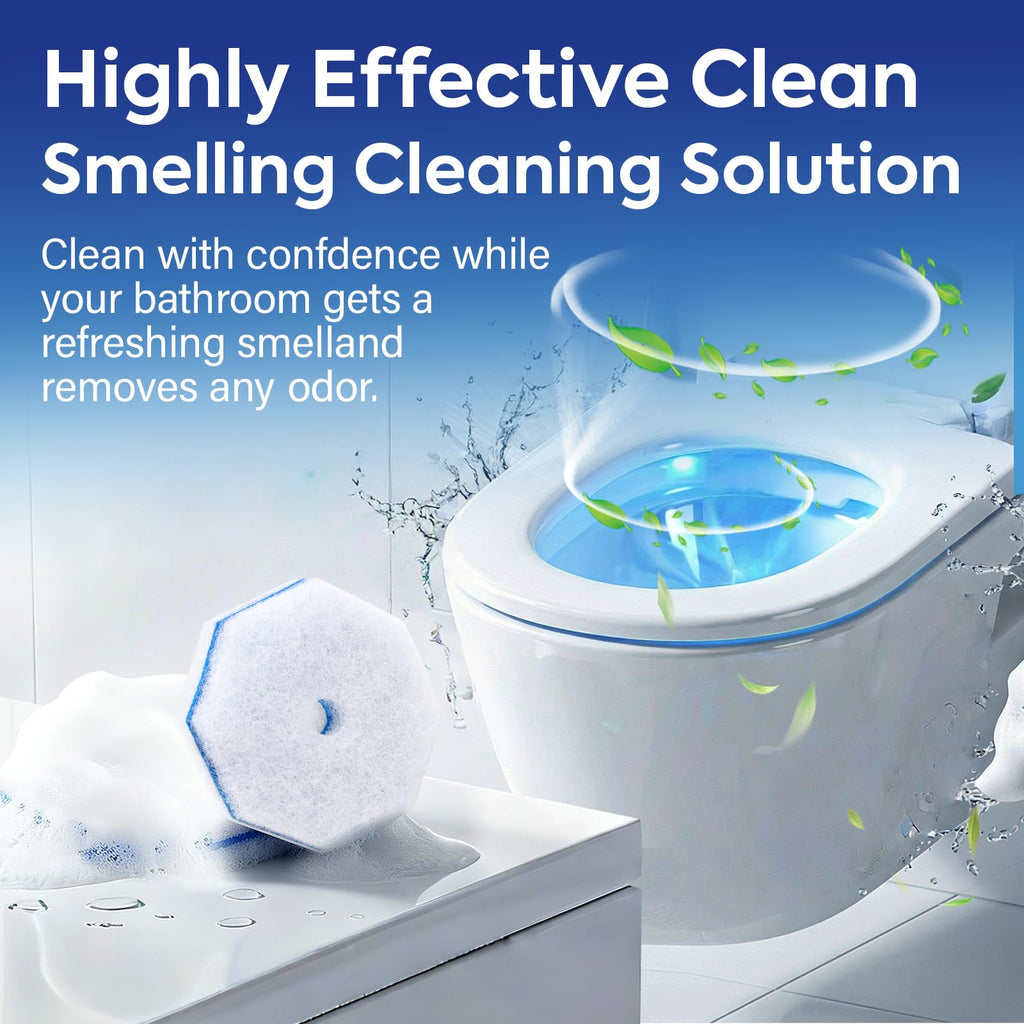 Clorytom 50 Count Toilet Wand Refills for Clorox, Premium Toilet Cleaner Refill Pads, Replacement Brush Heads Compatible With Most Toilet Wand Refill System, No Falling Apart, Fresh Fragrance