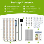 Kullsinss 8in Grow Lights Strips for Indoor Plants, 112 LEDs Plant Light