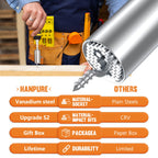 HANPURE Stocking Stuffers for Men & Women - Cool Stuff Magnetic Ratchet Screwdriver Set with Power Drill Adapter - Super Universal Socket Grip Gadgets for Him & Her