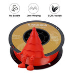 Kingroon PLA 3D Printer Filament, Dimensional Accuracy +/- 0.02 mm, 1 kg Spool(2.2lbs), 1.75 mm，Red