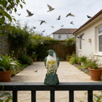 Hausse Scarecrow Eagle Fake Hawk Decoy Statue Scare Birds Away, Plastic Deterrents, Garden Protectors Bird Repellent, Nature Enemy Bird Repellent for Outdoor Garden Yard