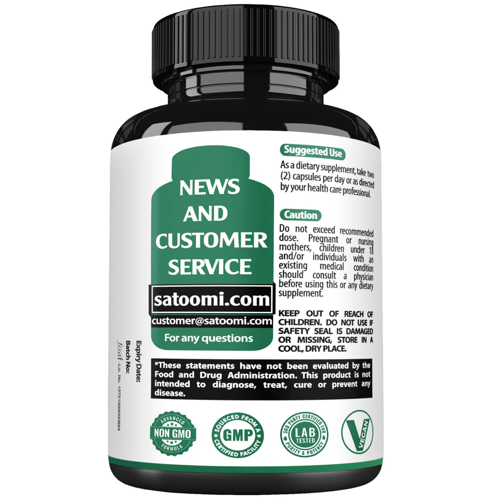 Satoomi NAD Supplement with Liposomal Nicotinamide Riboside - Cellular Energy & Repair, Vitality, Healthy Aging - 60 Capsules for 30 Days