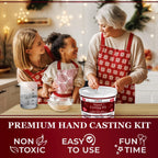 TECEUM Hand Casting Kit – Unique Gift for Couples, Family, Babies & Adults
