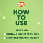 OFF! Deep Woods Insect Repellent Aerosol, Dry, Non-Greasy Formula, Bug Spray with Long Lasting Protection from Mosquitoes, 4 Oz, 4 Count