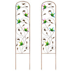 2 Pack Metal Garden Trellis for Climbing Plants