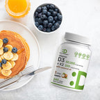 DEAL SUPPLEMENT Vitamin D3 50,000 IU + K2 MK7 200mcg Softgels, 240 Count | 2-in-1 Complex with Virgin Coconut Oil | Supports Heart, Bone, Teeth & Immune Health | Easy to Swallow