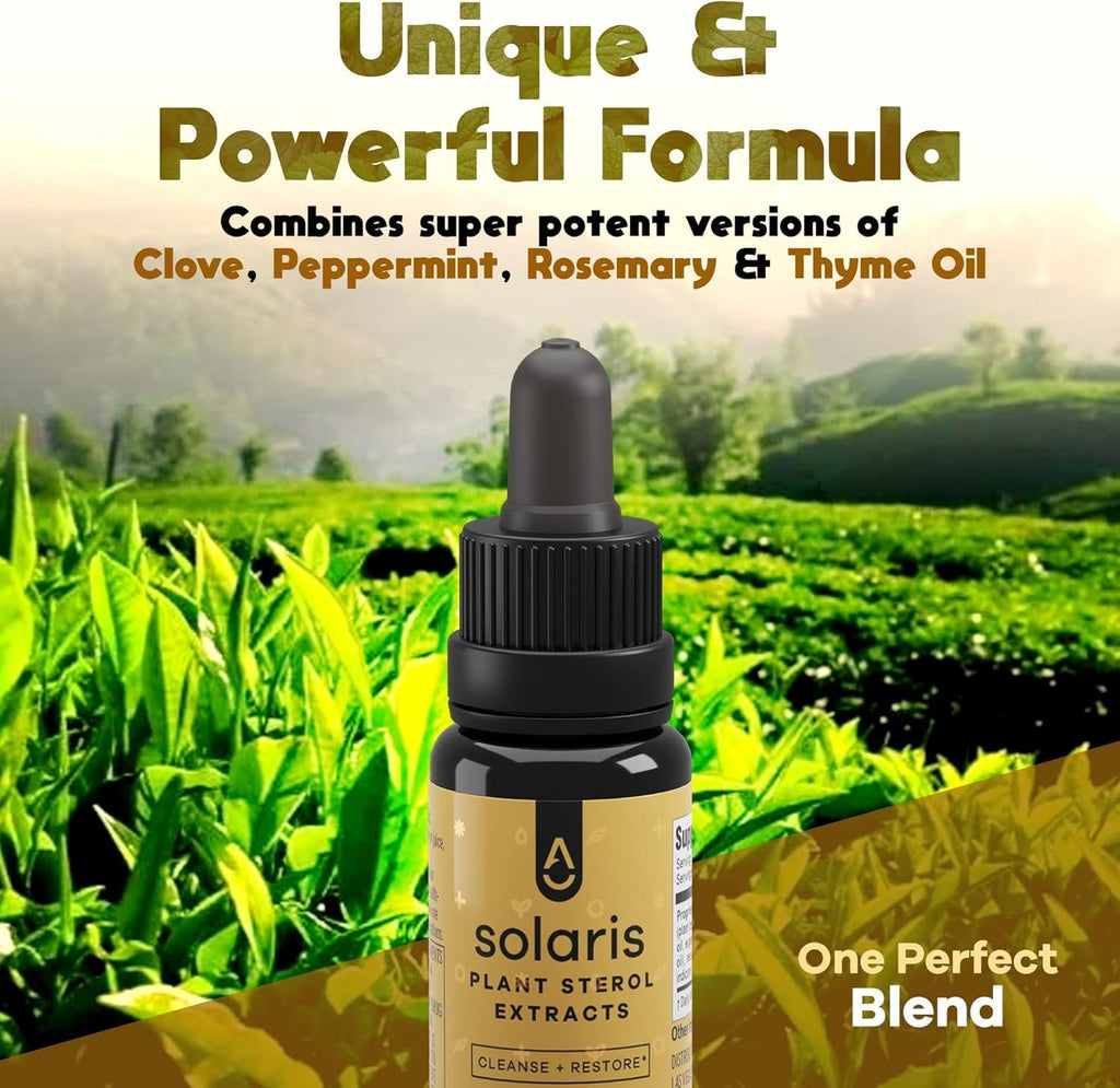 Activation Solaris Essential Oil | 15 ml | Aromatic Blend with Thyme, Peppermint, Rosemary, and Clove | Refreshing Scent for Diffuser and Topical Use | Clean Plant-Based Formula