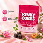 KINKY CUBES Gummies, Boost Mood, Vitamin & Mineral Supplements, 32 Gummies