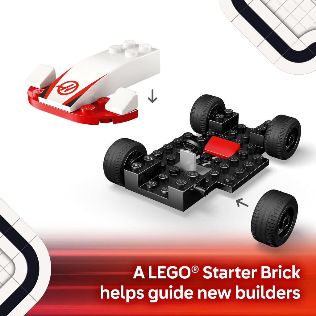 LEGO City F1 Williams Racing & Haas F1 Race Car Toys - Car Building Toy Set for Kids, Boys and Girls, Ages 4+ - F1 Preschool Toy for Fans - Gift Idea for Birthdays - 60464