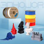 3DHoJor High Speed Printer Filament 1.75mm 1kg Cardboard Spool (2.2lbs) Rapid PLA to 5X Faster Printing Filament Dimensional Accuracy +/- 0.02 mm Fits for Most FDM 3D Printer-Blue