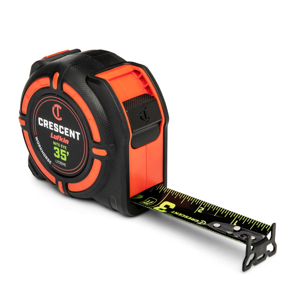 Crescent Lufkin 35 Ft. WORKHORSE NITE EYE Tape Measure | L1135NE