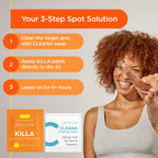 ZitSticka KILLA Kit Microdart Pimple Patches – Advanced Microdart Patch for Early-Stage Zits - Targeted ZitSticka Microdart Pimple Patch & Spot Patches for Breakout Control - 20 Count