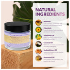Vulva Balm & Organic Vaginal Moisturizer for Women: Natural Vulva Moisturizer & Vulva Cream for Dryness on Intimate Skin - NON Estrogen Cream - Perfect for Menopause & Shaving Rash Relief