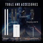 Juxaxia Lightsaber, 2-Pack Metal Hilt Dueling Light Saber for Adults & Kids