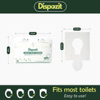1250 Pcs Flushable Toilet Seat Covers for Hotel, Business, and Commercial