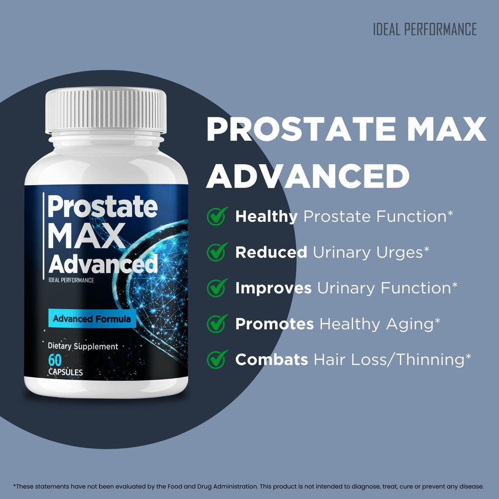 Prostate Max Supplement, Prostate Max Advanced Capsules for Men - Maximum Strength for Daily Wellness & Comfort, All Natural, ProstateMaxAdvanced Pills Reviews (5 Pack)