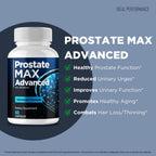 Prostate Max Supplement, Prostate Max Advanced Capsules for Men - Maximum Strength for Daily Wellness & Comfort, All Natural, ProstateMaxAdvanced Pills Reviews (5 Pack)