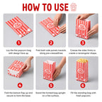 Paper Popcorn Bags,500 Pack 1oz Popcorn Bags Individual Servings, Popcorn Bag Bulk for Popcorn Machine,Movie Nights Pop Corn Bags