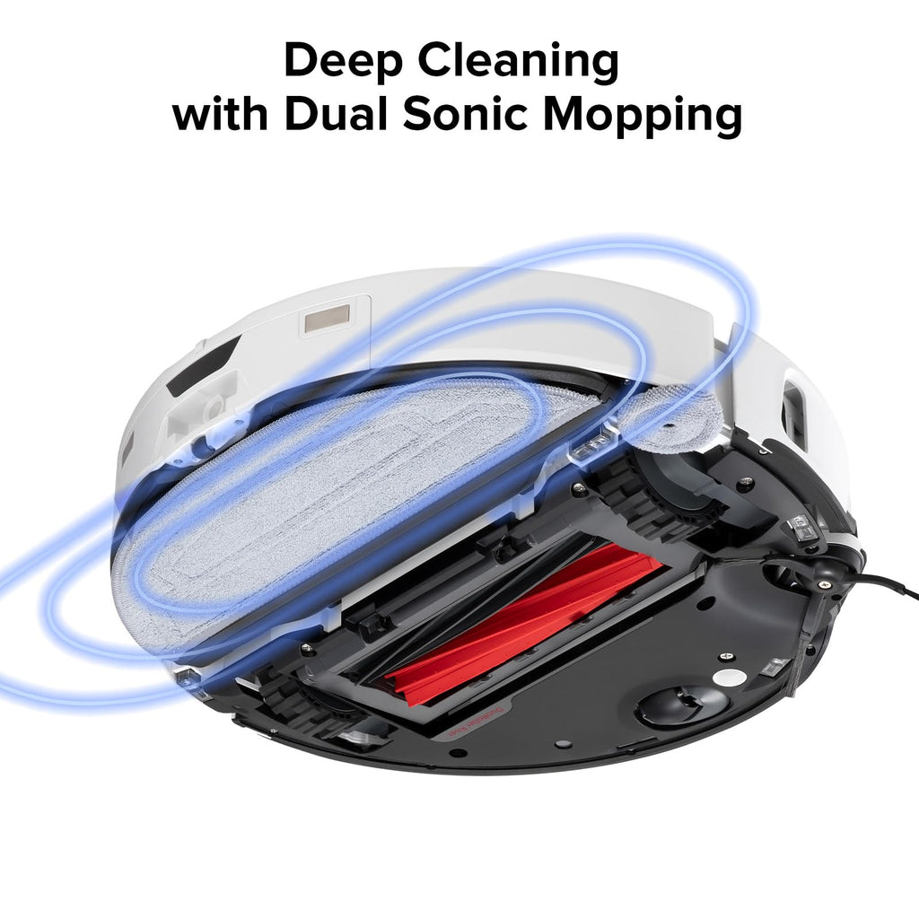 roborock 2 Pack Microfiber Mop Cloths for S8 MaxV Ultra, S8 Max Ultra Series, S8 Max(V) Ultra with R&D, Robot Vacuum Cleaner, with Dual Sonic Vibrations Modules, Mop Pad Replacement Accessories
