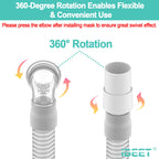 Short Tube Assembly for Swift Fx, Hose Supplies for Swift FX, Includes Short Tube, Swivel and Elbow