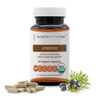Secrets of the Tribe Juniper USDA Organic 60 Capsules | Made with Vegetarian Capsules and Certified Organic Juniper (Juniperus communis) Dried Berry (60 Capsules)