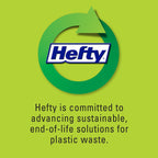 Hefty Ultra Strong 13 Gallon Trash Bags, Tall Kitchen Trash Bags 13 Gallon Size, Drawstring Closure, Continuous Odor Control, White, Citrus Twist Scent, 80 Bags
