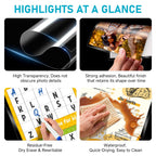 Self Adhesive Laminating Sheets 25 Pack, 9x12'', No Heat Laminating Sheets