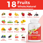 Santegra 2000 MG Fruit and Veggies Supplement, 35+ Fruits and Vegetables for Daily Variety, 100% Whole Food Superfoods, Natural Vitamins for Women & Men, Sugar-Free, Gluten-Free, Vegan, 120 Tablets