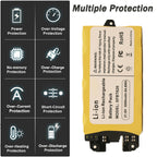 Chgdkjy 3.0Ah XFBT620 Battery Compatible with Shark IX141 IX140 IX142 IZ140 IZ140C IZ141C IZ142 UZ145 Cordless Vacuum Cleaners Rocket Pet Stick Rocket Pro