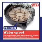 Pool Pump Lid With O-Ring gasket Compatible with Splapool Pureline Deluxe Above-Ground In-Ground Pool Pumps Replaces 47252772, AC81361, NEP2134, PO12728CR, 16578, 647252772, Pool Pump Basket Cover
