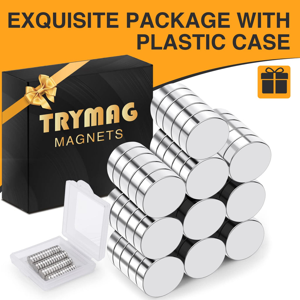 TRYMAG Small Strong Magnets, 8x3mm Rare Earth Magnet, 120Pcs