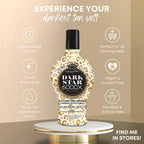 European Gold Dark Star 6000X Ultra-Dark Tanning Lotion with Triple - Bronze Formula for Deep, Long-Lasting Tan and Skin-Nourishing Ingredients - 12 oz