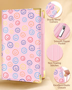 Slohif Server Book for Waitress Cute Serving Books with Zipper Pocket Accessories Leather Server Check Book Restaurant Waiter Server Booklet Organizer Ticket Book Holder