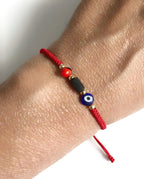 Powerful Prosperity Red Unisex Adult Lucky Bracelet Evil Eye Real Azabache