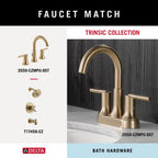 Delta Single Post Toilet Paper Holder | Champagne Bronze | Wall Mount | Trinsic Bathroom Accessories
