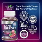 Joint Support Gummies - Extra Strength Glucosamine Gummy Supplement with Vitamin E - Natural Cartilage Joint Health & Flexibility Support, Best Support Glucosamine Chew for Men & Women - 120 Gummies