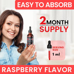 VITBOOST Vegan Liquid B-12 Drops – 60 x 5000 mcg Extra Strength Raspberry Flavored Vitamin B12 Liquid Methylcobalamin sublingual Supplement | Designed to Maximize Absorption & Energy | Gluten Free