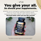 gflow vitamins Ashwagandha Supplements for Women and Men 6000mg | Sleep, Mood and Energy Support | Extra Strength, Vegan Friendly, Non-GMO, Made in USA