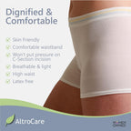 AltroCare 5-Pack Disposable, Postpartum and Incontinence, Seamless Mesh Underwear - Size L/XL. Made in USA.