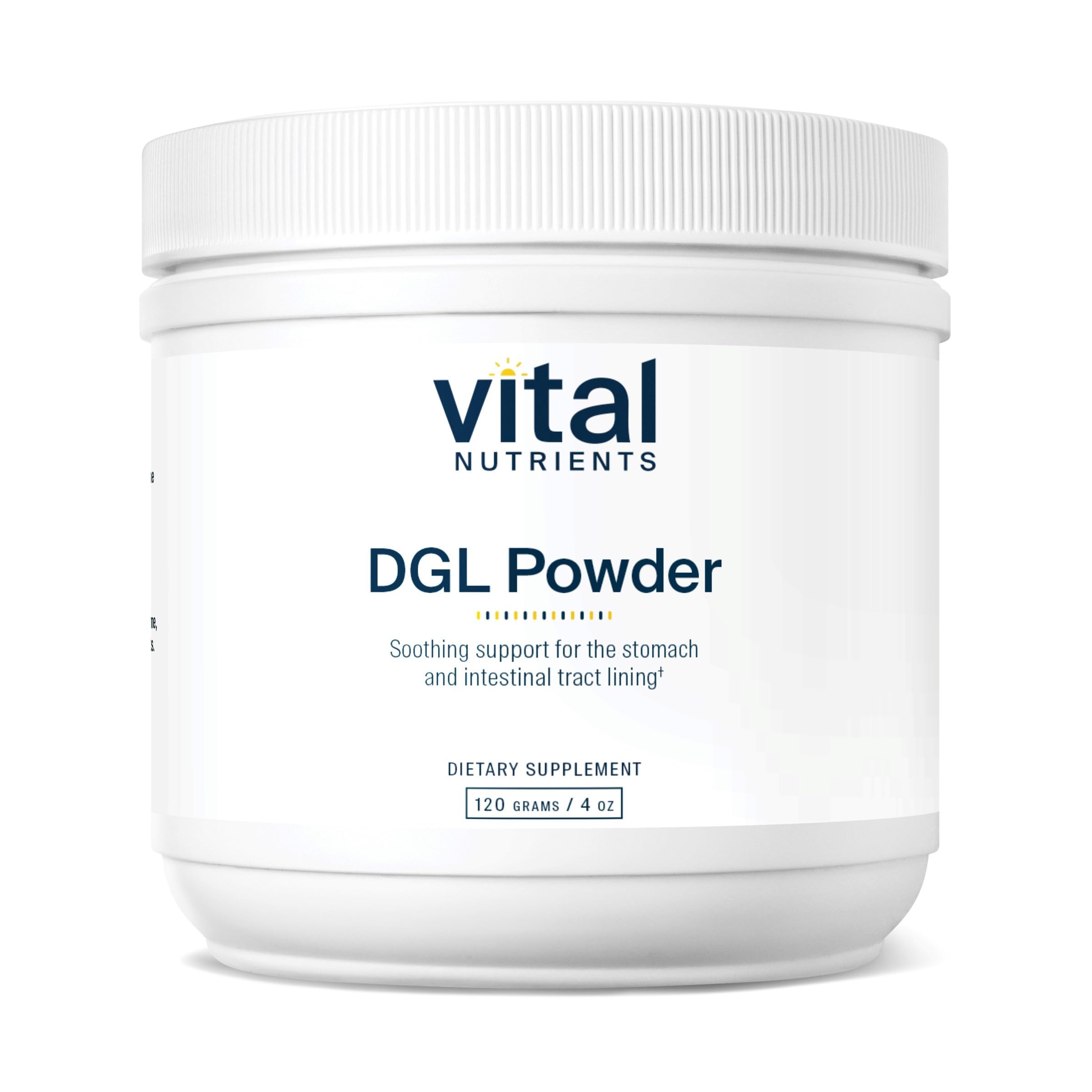 Vital Nutrients DGL Powder - Vegan DGL Licorice Root Extract to Support Healthy Stomach Lining and Digestive Tract* - Gluten, Dairy, Soy Free - Non-GMO - 120g