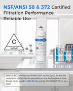 Waterdrop G3-N2RO Filter, Replacement for Waterdrop G3-W 400 GPD Reverse Osmosis System, Reduce PFAS, 2-year Lifetime
