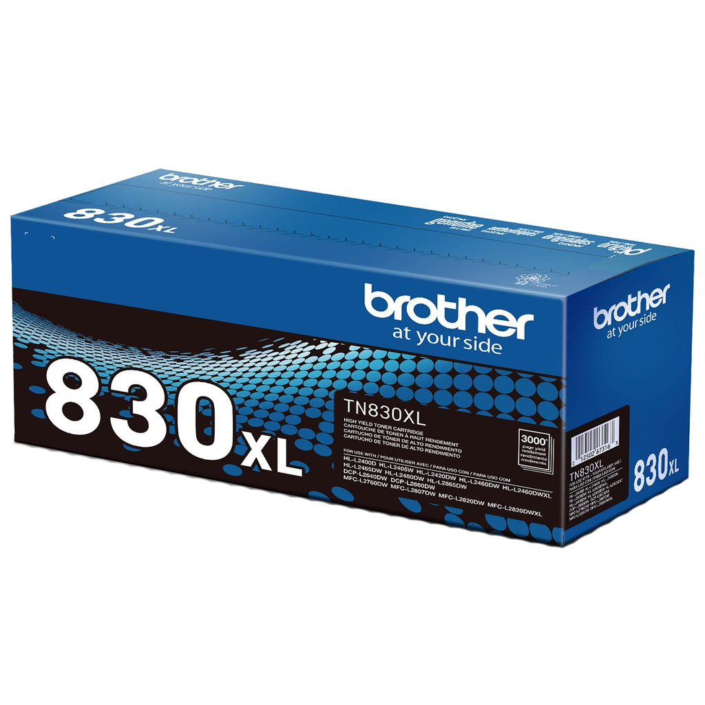 Brother TN830XL Toner Cartridge, Genuine Black High Yield