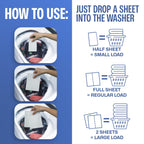 Sudstainables Fabric Softener Sheets for Washer – Laundry Softener Sheets for Washing Machines, Scented (200 loads) | Pods and Liquid Alternative