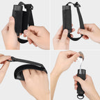 Awaiymi 3 Pack Universal Cuff, Universal Hand Strap for Holding Utensils, Eating Assistance Cuff for Weak Grip & Limited Mobility (3 Different Designs to Suit Various preferences)