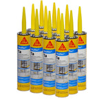 Sikaflex 1a Kit - One Component, Flexible, Non Sag, Polyurethane Concrete and Masonry Sealant for Vertical and Horizontal Surfaces, Sikaflex 1a 10 oz (Aluminum Gray, Pack of 12)