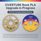 OVERTURE Rock PLA Filament 1.75mm, Marble PLA, 1kg Wetland Green
