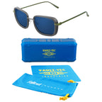 GUNNAR Sunglasses - Fallout Vault 33 Olive Sun Lens - Blue Light Blocking For Outdoor Screen Viewing