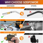 High Intensity Propane Torch Head Fuel by Propane, MAPP, Welding Torch, Turbo Gas Torch Kit, Trigger Start Mapp Gas Torch Kit with Igniter,Propane torch,Blow Torch(Fuel Not Included)